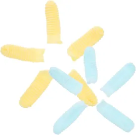 10pcs Dog Finger Toothbrushes for Small Dogs Cats Safe Polyester Material Easy to Use Finger Glove Dog Brush Teeth