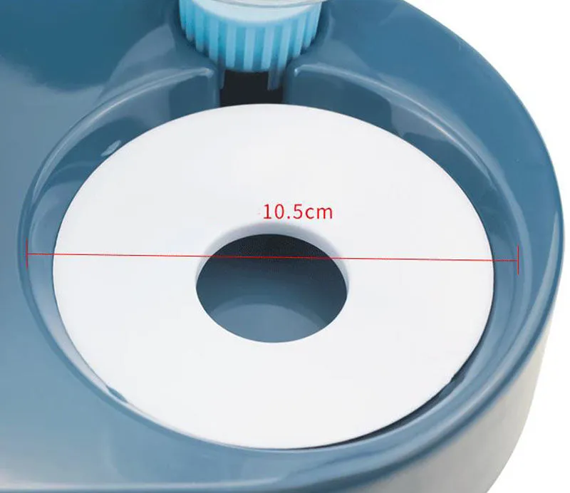 15° tilt adjustable non-slip pet double bowl