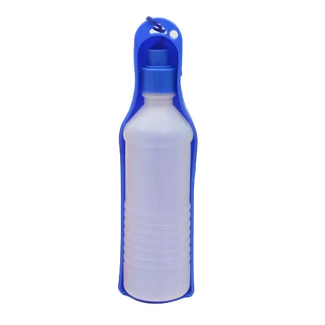 250/500ml Feeder With Bowl Plastic Portable Pets Water Bottle
