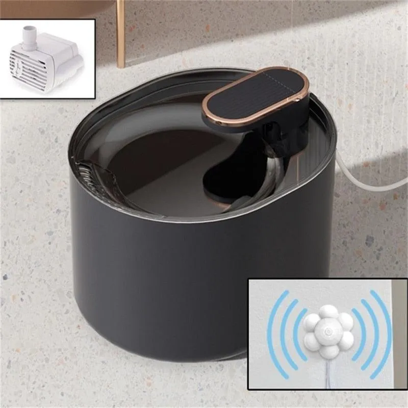 3L Automatic Cat Water Fountain with LED Light Ultra Silent