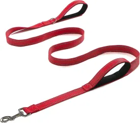 6FT Dog Leash for Medium and Large Dogs, Heavy Duty Reflective Dog Leash with 2 Padded Handles, Leash with Traffic Handle for Walking&Training