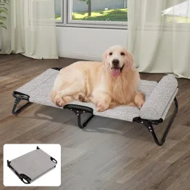 ABE Raised Dog Bed - X-Large Elevated Outdoor Cot, Cooling Off-Ground Dog Bed