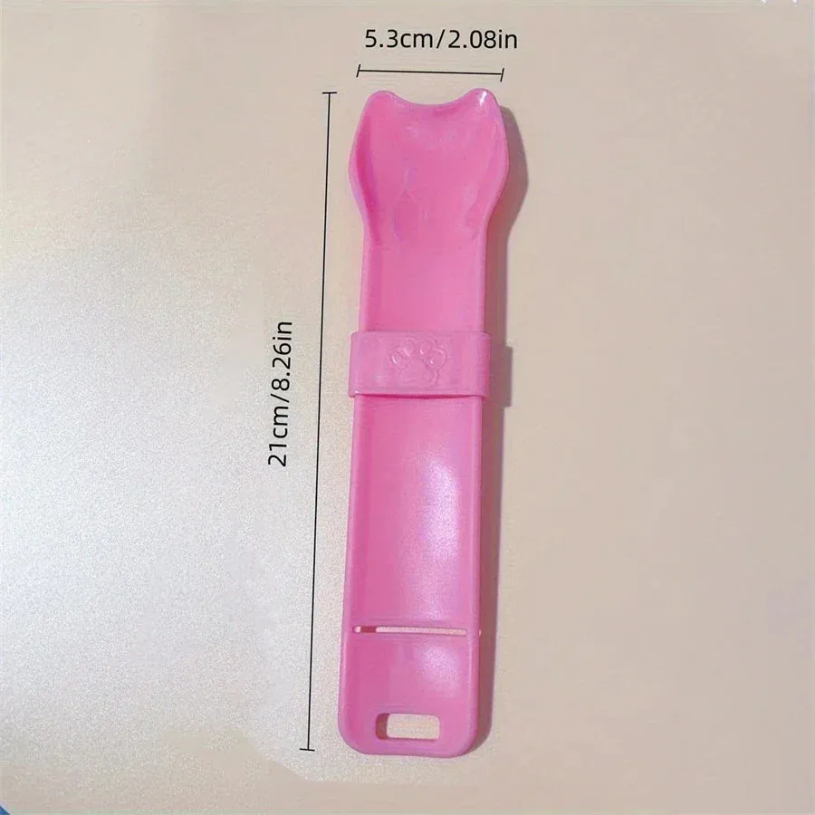 Cat Treat Feeder Spoon - Lickable Wet Treat Dispenser for Cats