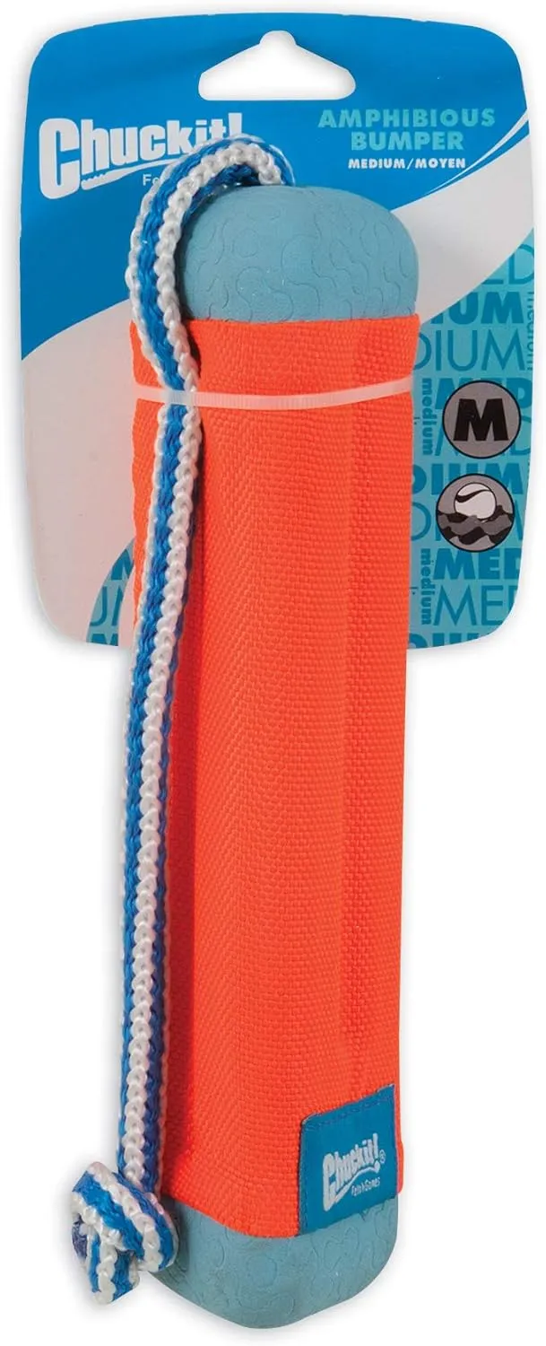 Chuckit! Ultra Tug Dog Toy (Medium) Amphibious Bumper Fetch and Float Dog Toy (Medium)