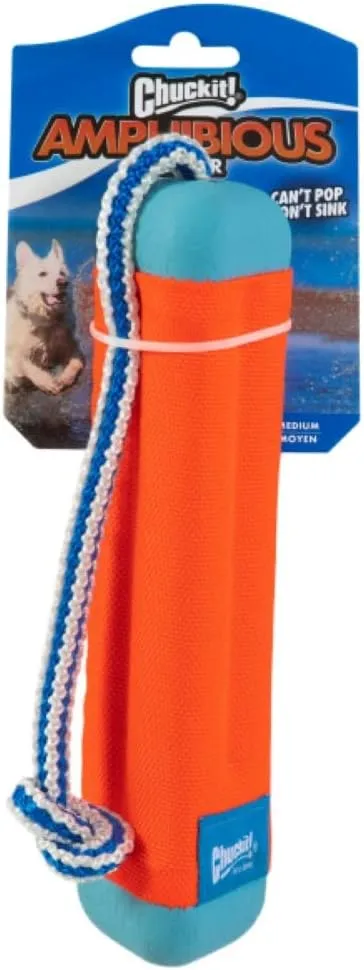 Chuckit! Ultra Tug Dog Toy (Medium) Amphibious Bumper Fetch and Float Dog Toy (Medium)