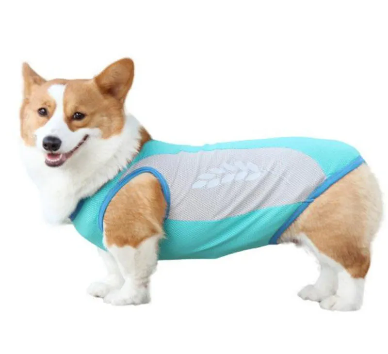 Corgi Bull dog cooling vest cool summer pet clothes