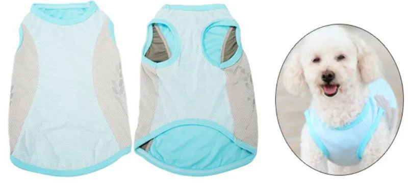 Corgi Bull dog cooling vest cool summer pet clothes