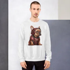 Cozy Frenchie - Unisex Sweatshirt for Dog Lovers