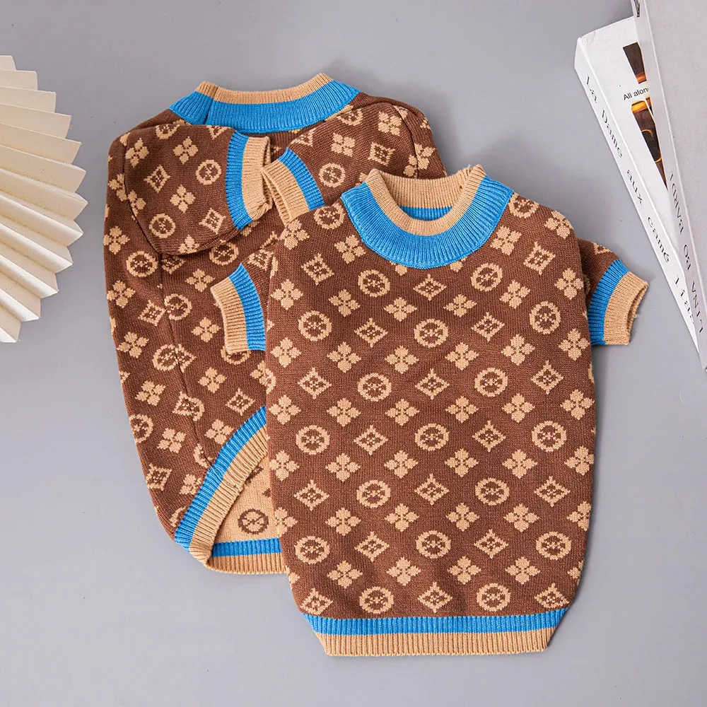 Cozy Pet Couture: Autumn and Winter Fashion Warm Sweater for Dachshund, Chihuahua, and Small-Medium Dogs - Stylish and Comfortable Dog Clothes