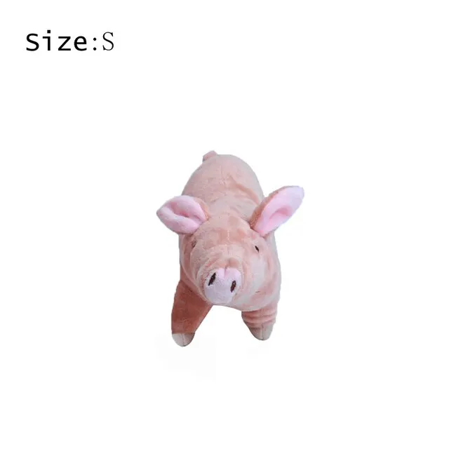 Cute Pink Pig Chew Plush Dog Toy