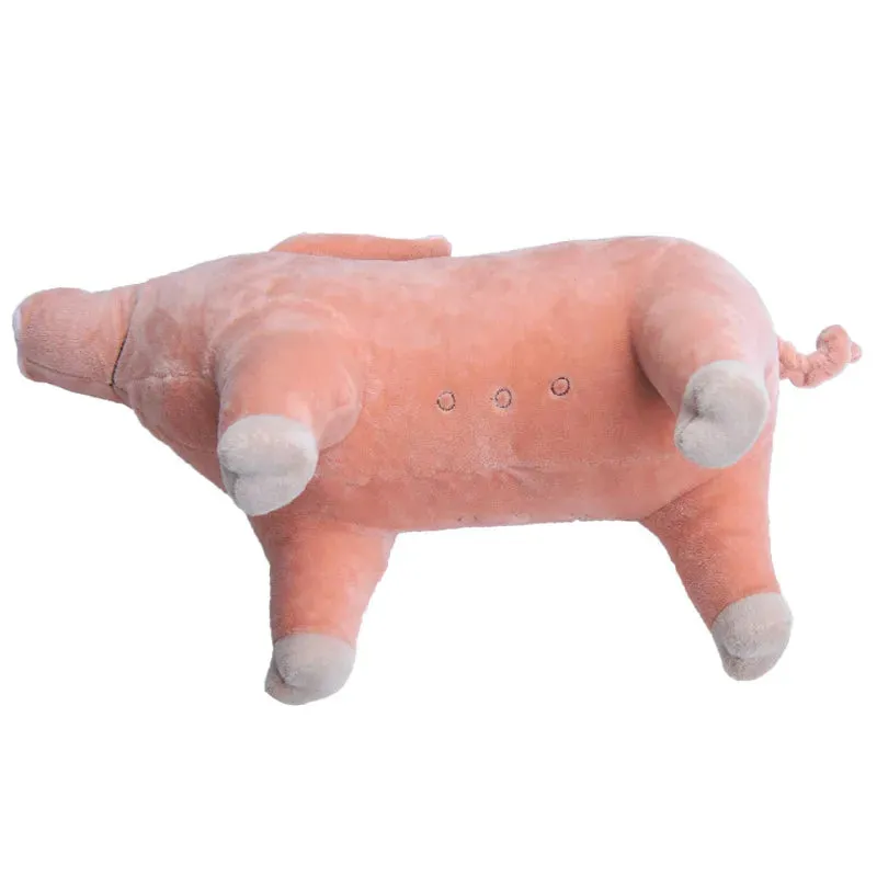 Cute Plush Pig Chew Toy for Dogs | Bite-Resistant French Bulldog Toy | Venting Doll Sleeping Companion | Pet Mascotas Supplies