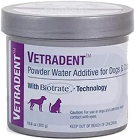 DechraTopical Vetradent Powder Water Additive for Dogs & Cats (300gm)