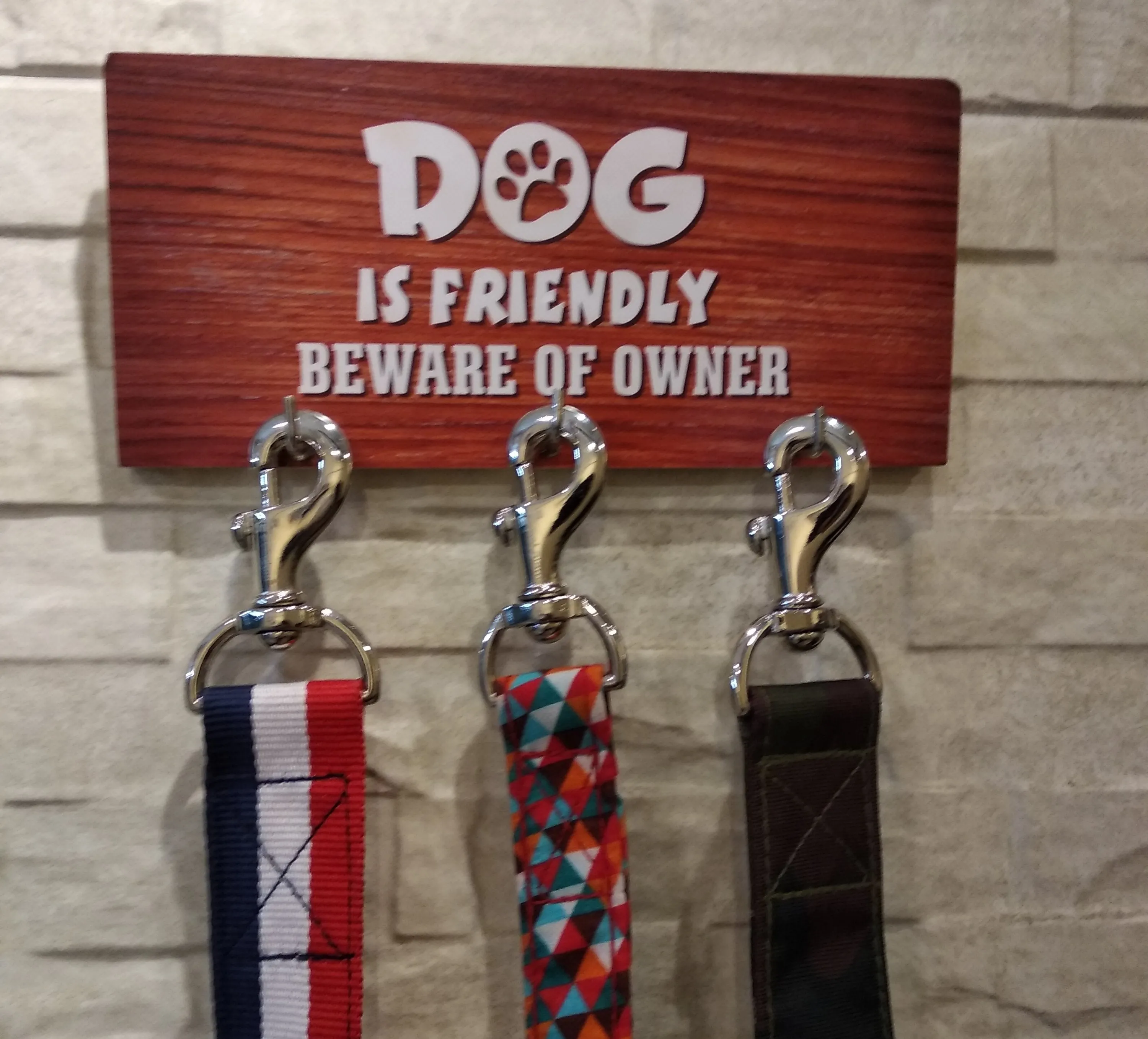 Dog Leash Hanger-Beware Of Owner