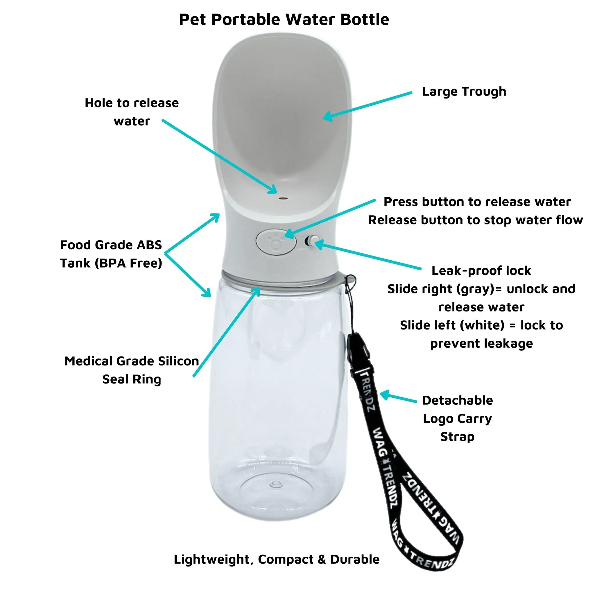 Dog Portable Water Bottle