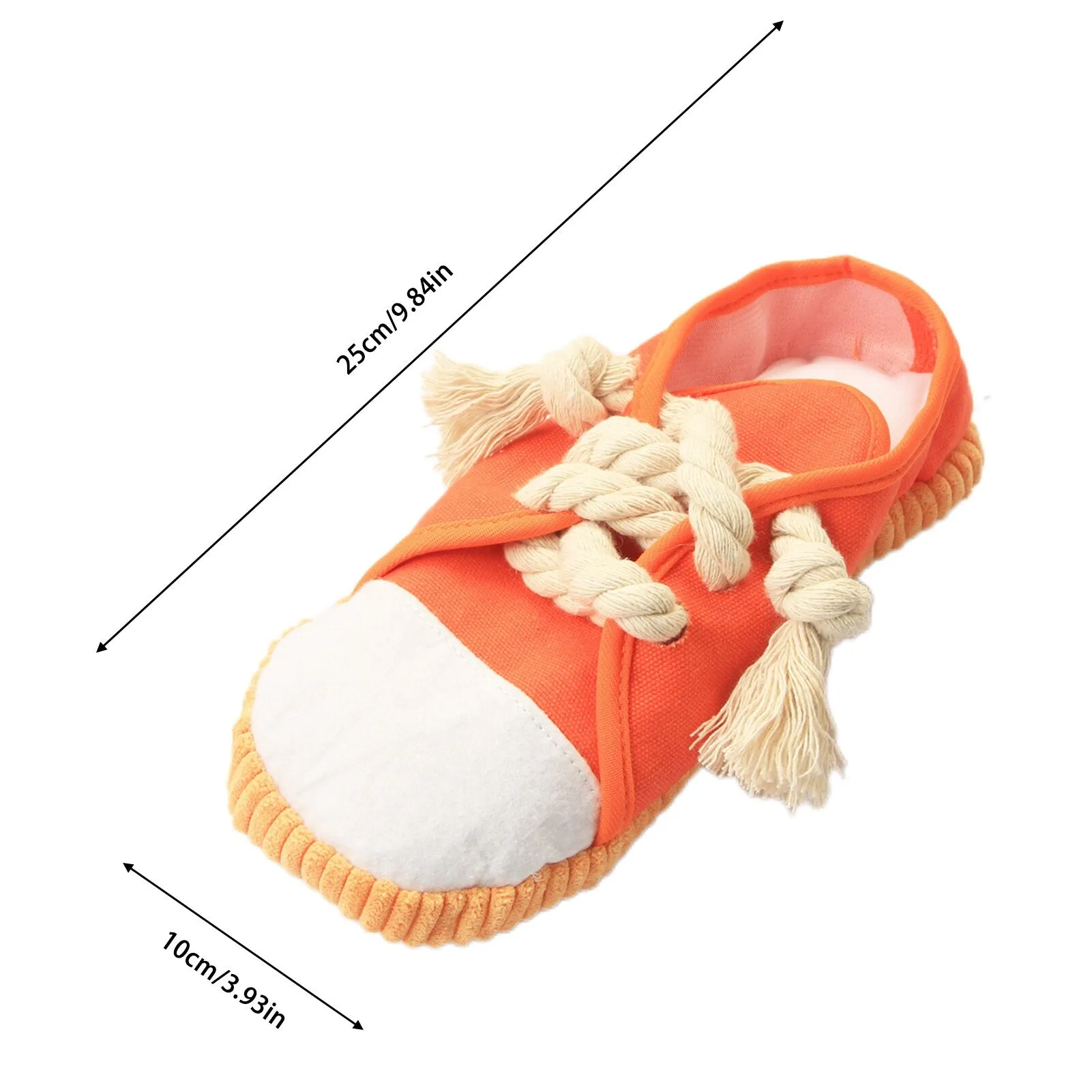 Dog Shoe Chew Toy: Safe and Durable Squeaky Bite Toy for Small to Medium Dogs, Cats, and Birds