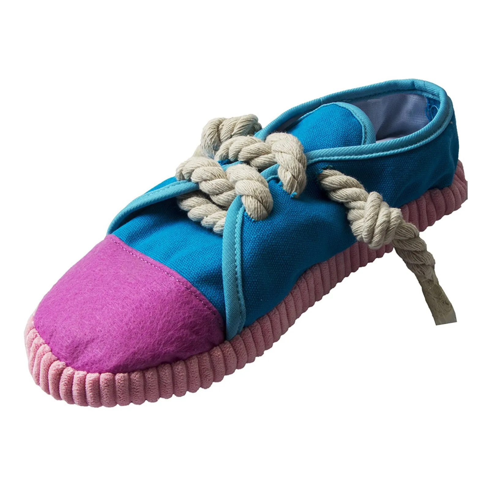 Dog Shoe Chew Toy: Safe and Durable Squeaky Bite Toy for Small to Medium Dogs, Cats, and Birds
