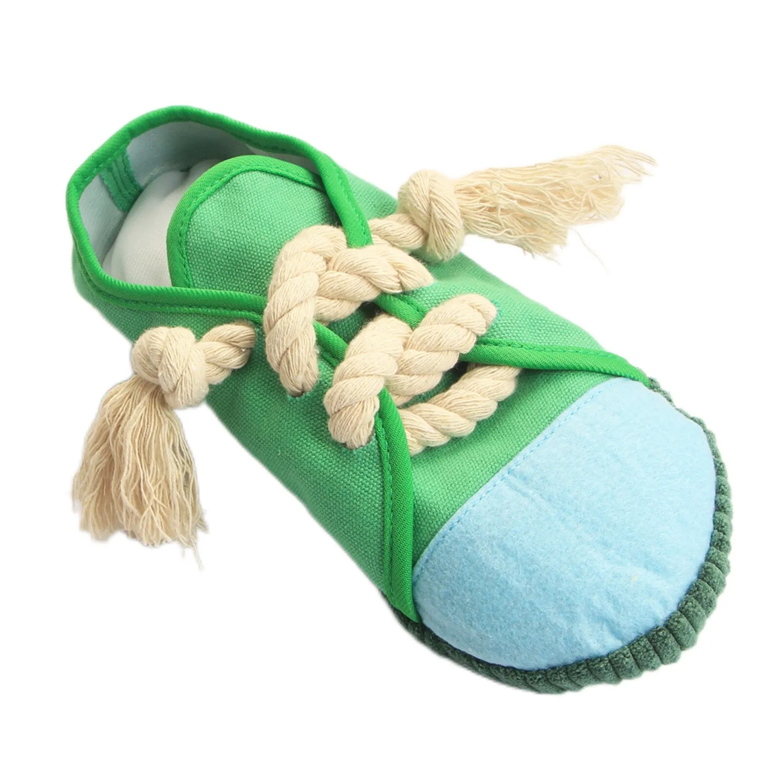 Dog Shoe Chew Toy: Safe and Durable Squeaky Bite Toy for Small to Medium Dogs, Cats, and Birds