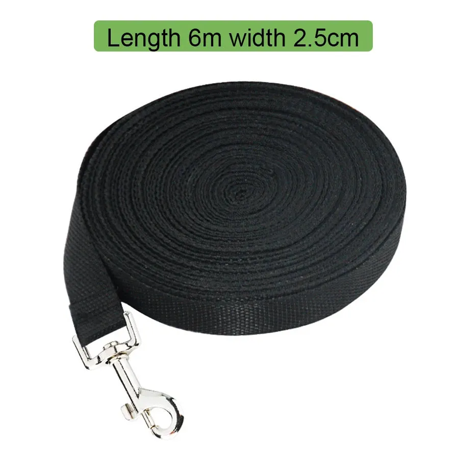 Durable Nylon Dog Leash - Available in 6m and 10m Lengths