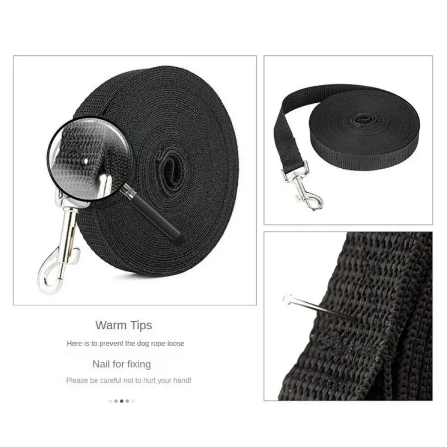 Durable Nylon Dog Leash - Available in 6m and 10m Lengths
