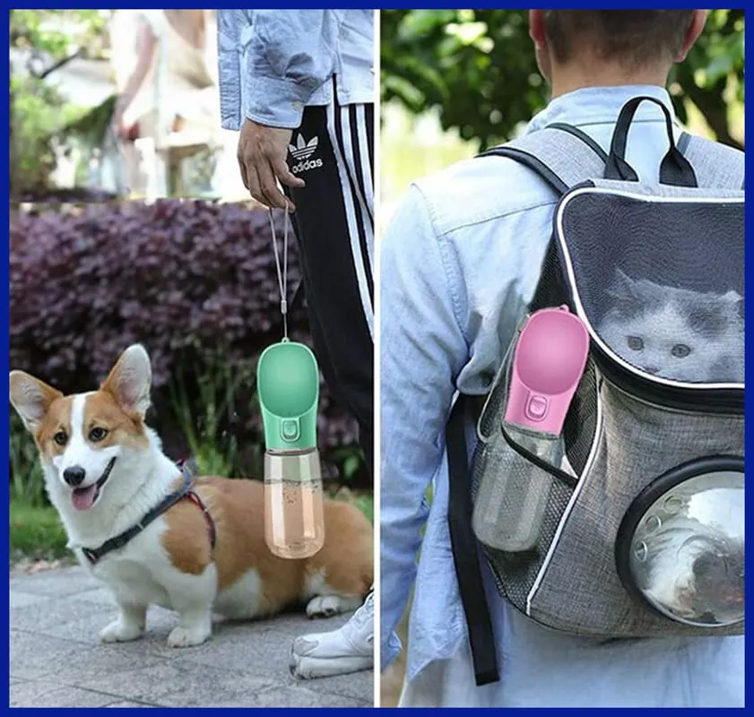 Eco-Friendly Portable Pet Bottle: On-the-Go Hydration for Active Owners!