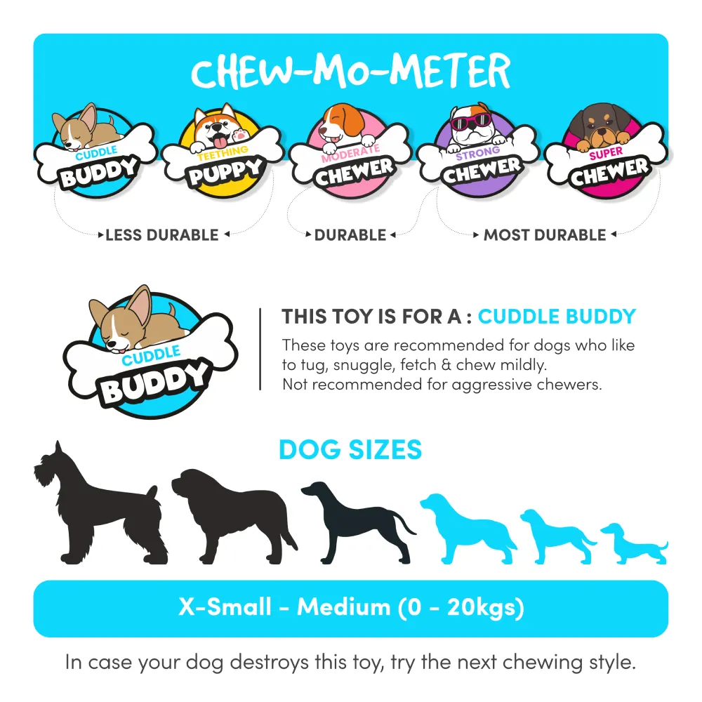 Fofos Plush Rooster Toys for Dogs