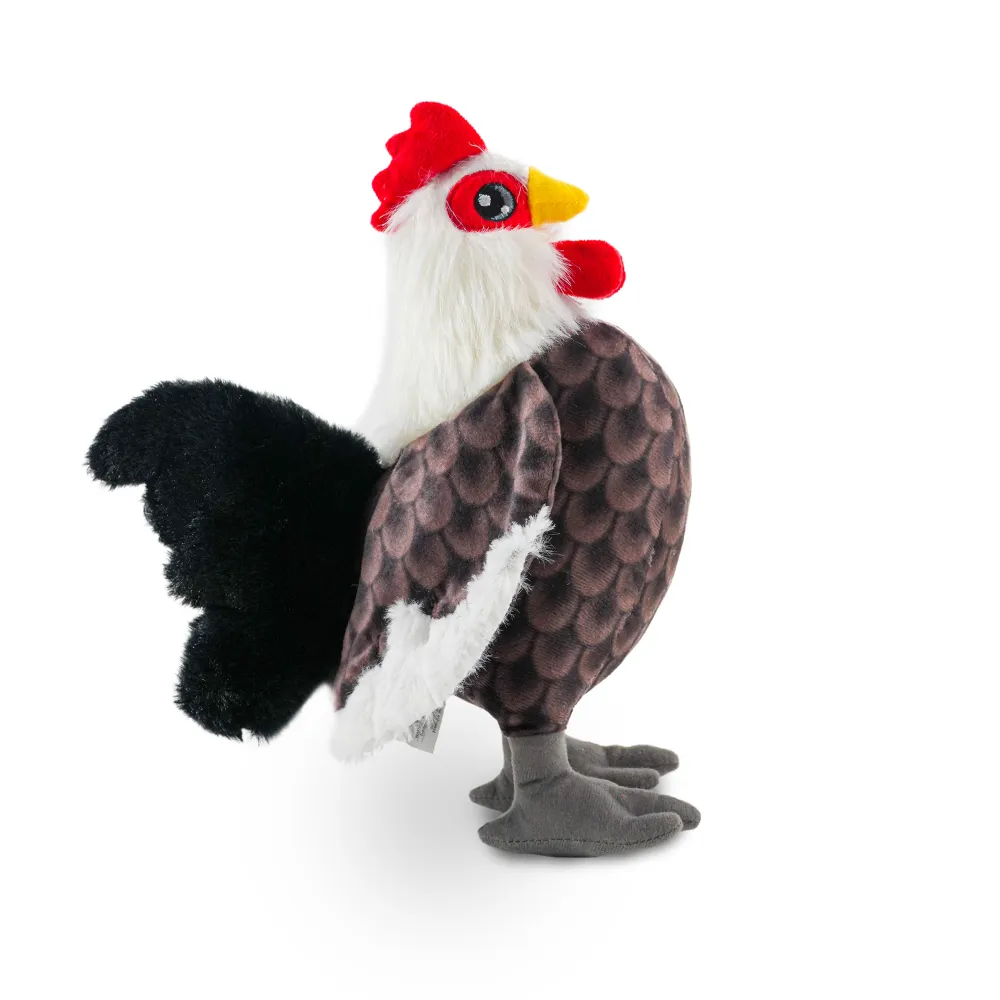 Fofos Plush Rooster Toys for Dogs