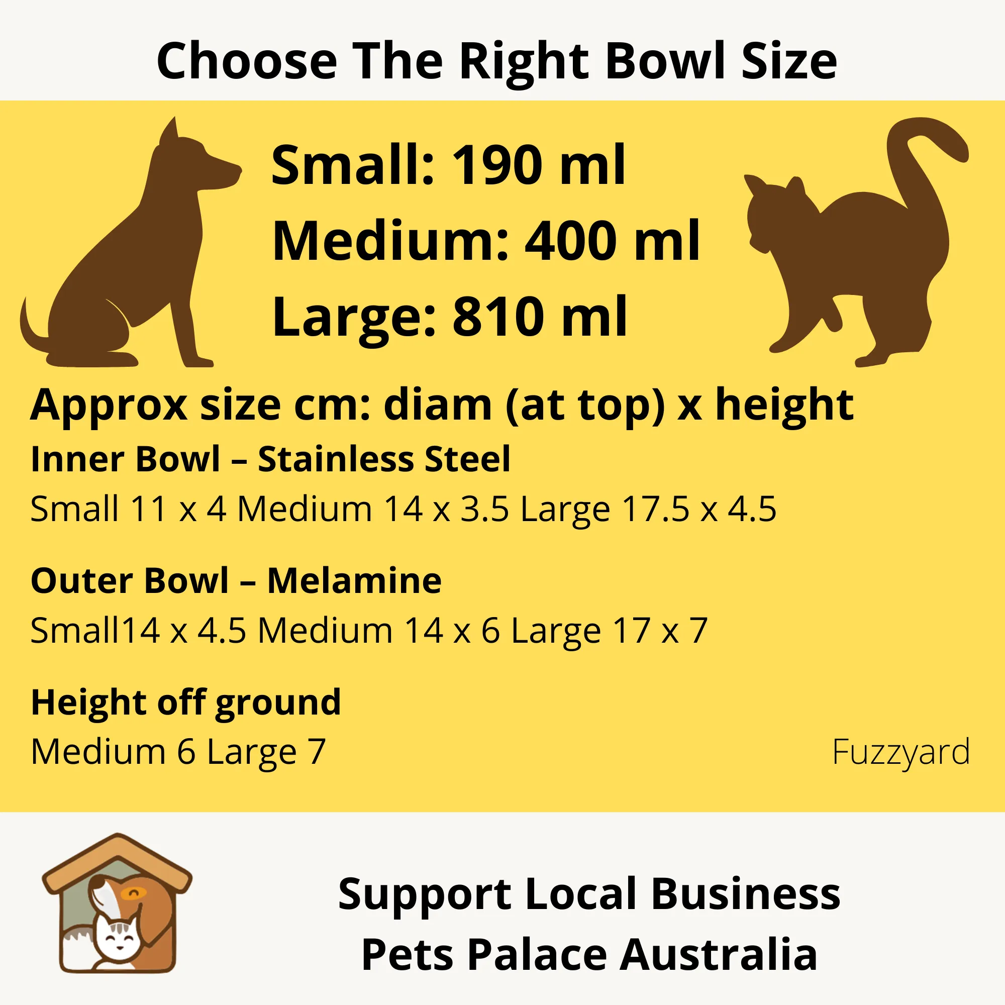 Fuzzyard Candy Hearts Dog & Cat Bowl
