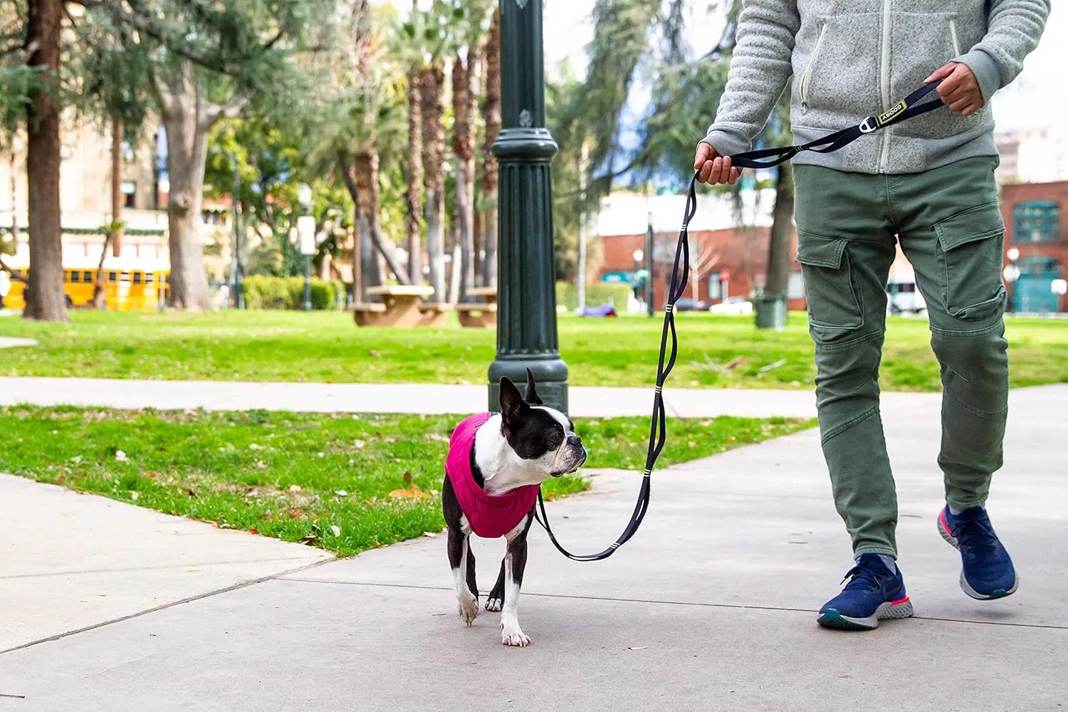 Gooby Puffer Vest Dog Jacket - Blue, Small - Ultra Thin Zip Up Wind Breaker with Dual D Ring Leash - Water Resistant Small Dog Sweater Coat - Dog Clothes for Small Dogs Boy or Medium Dogs