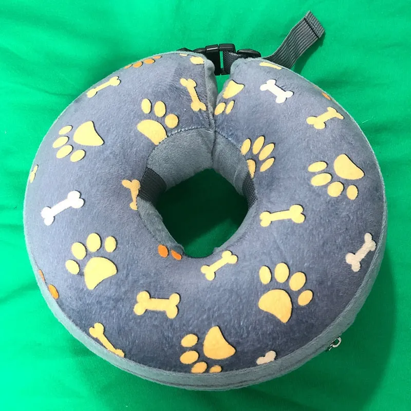 Inflatable Dog Collar: Isabelino Anti-bite Injury Elizabethan Collar for Dogs & Cats | Recovery Neck Wound Protective Dog Accessories