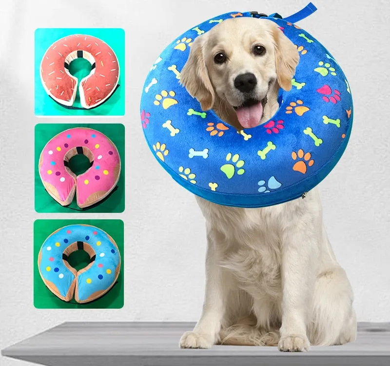 Inflatable Dog Collar: Isabelino Anti-bite Injury Elizabethan Collar for Dogs & Cats | Recovery Neck Wound Protective Dog Accessories