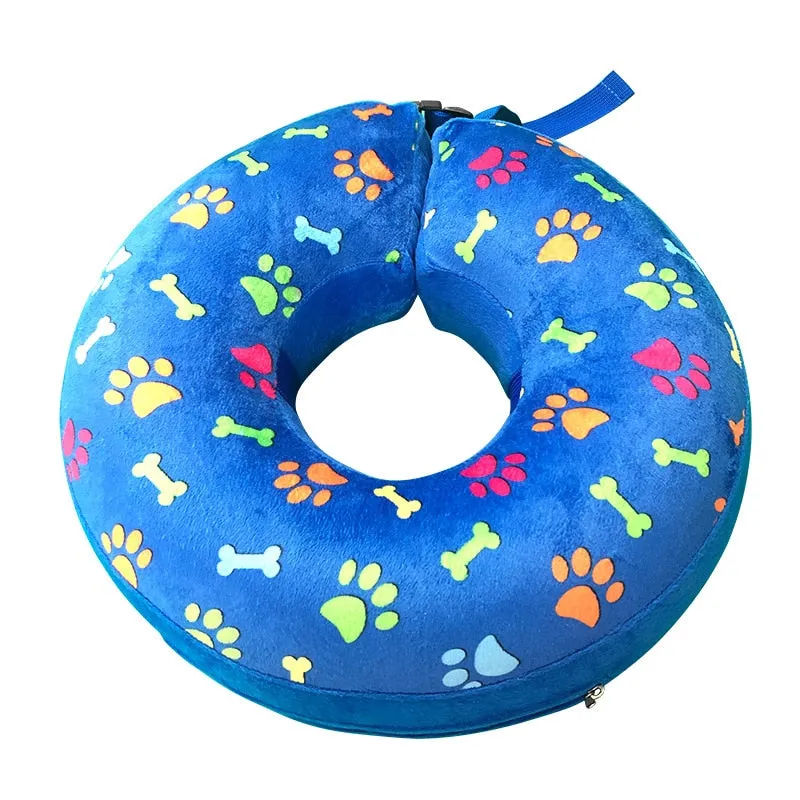 Inflatable Dog Collar: Isabelino Anti-bite Injury Elizabethan Collar for Dogs & Cats | Recovery Neck Wound Protective Dog Accessories