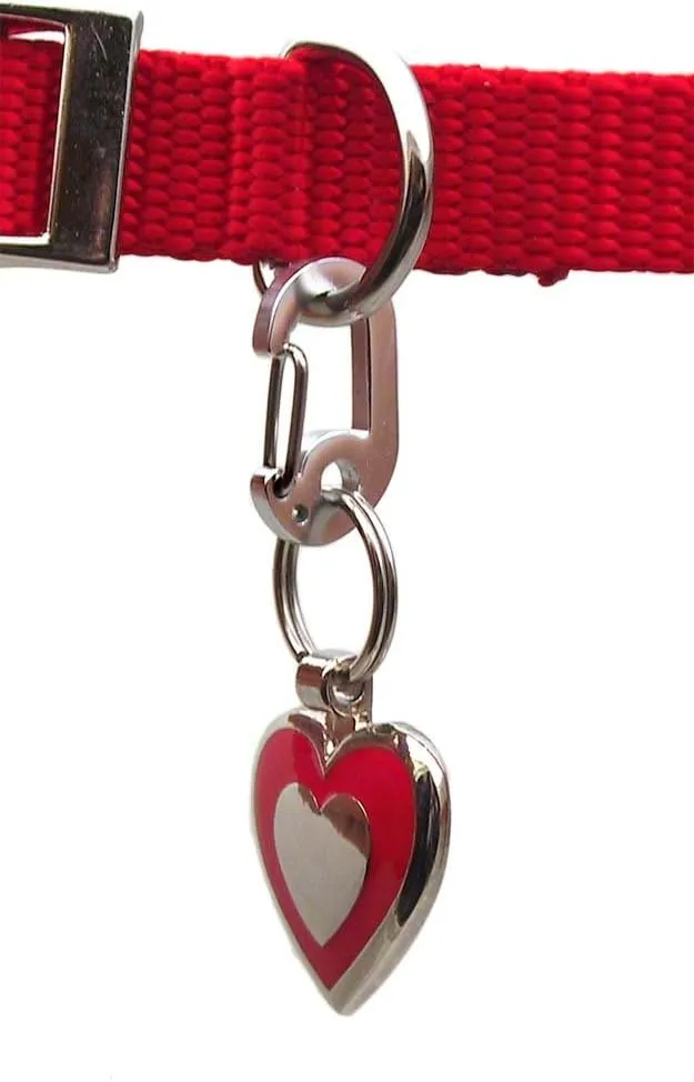 Klippy Pet Tag Quick Clip for Dogs and Cats, Pink