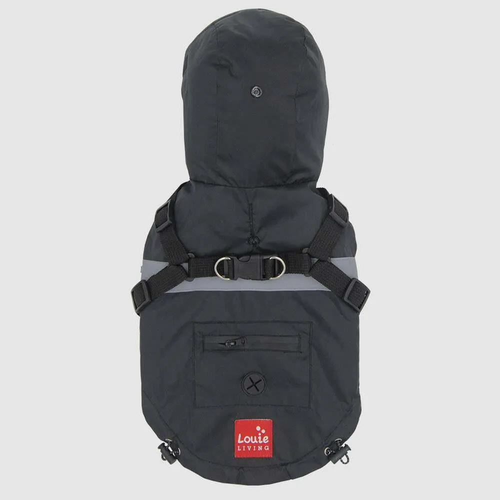 Louie Living | Black Dog Raincoat