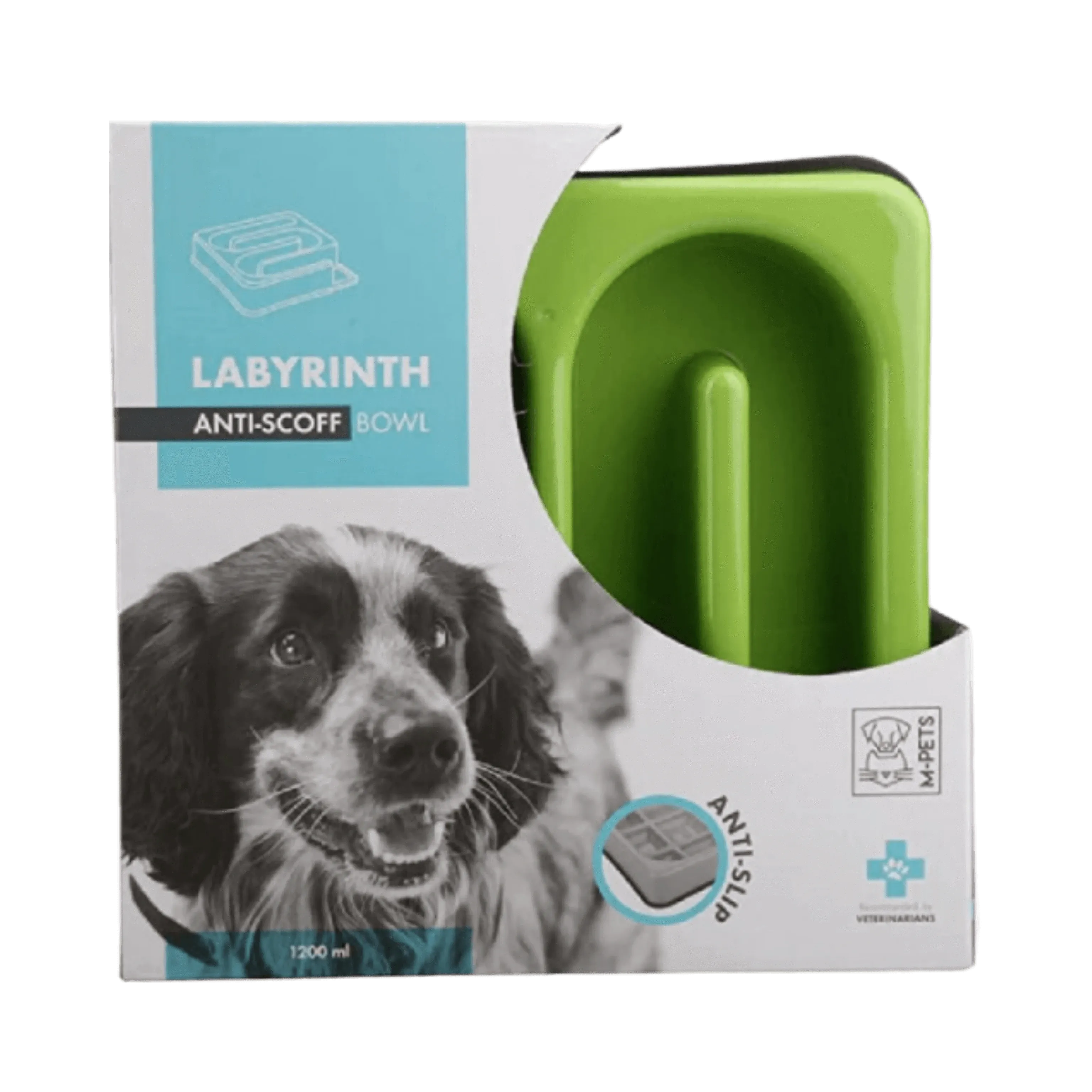 M-PETS LABYRINTH (SQUARE BOWL)
