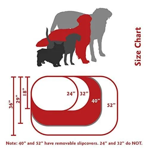 Majestic Pet 40" Gray Velvet Bagel Dog Bed
