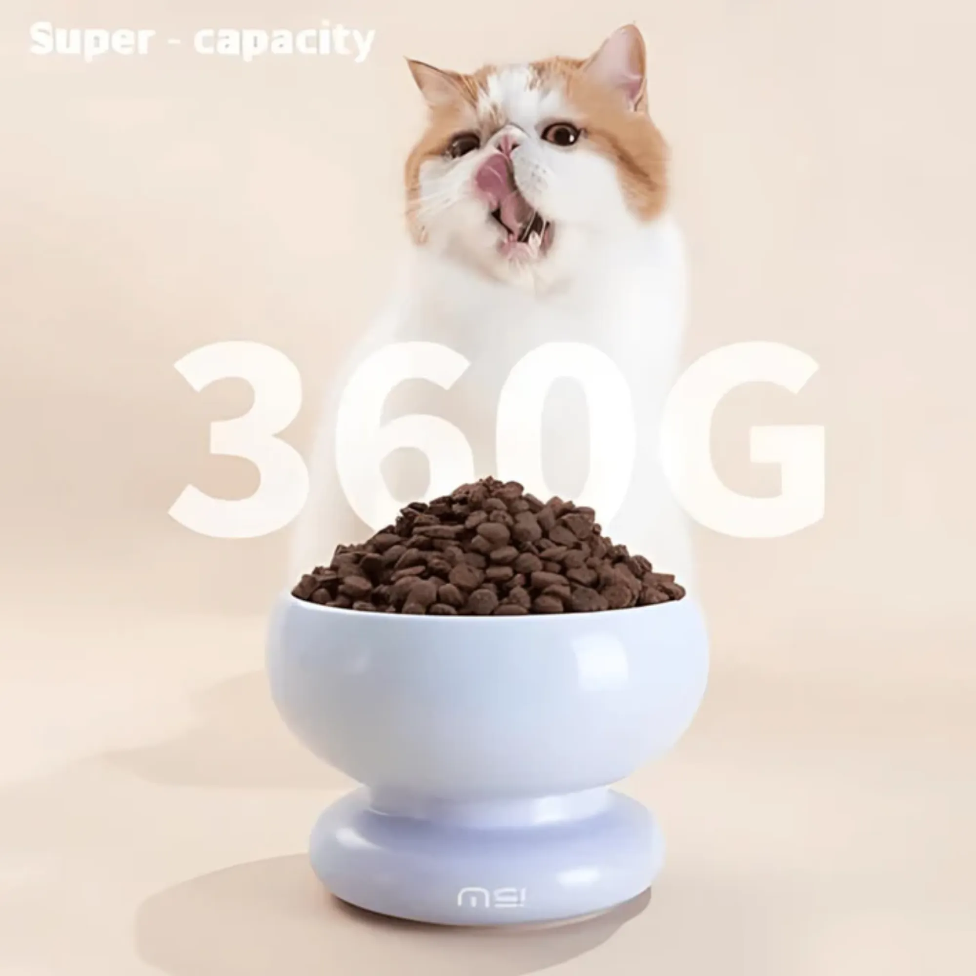 Makesure Calorie Pet Bowl Brown