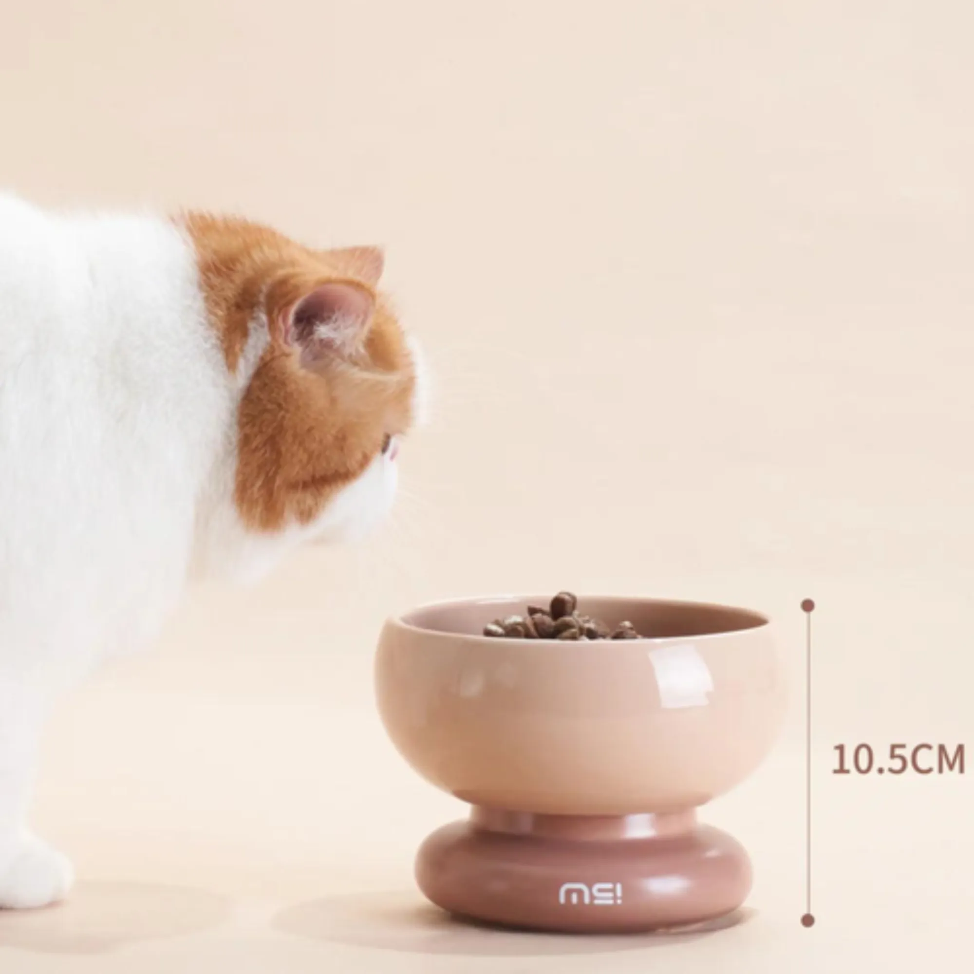 Makesure Calorie Pet Bowl Brown