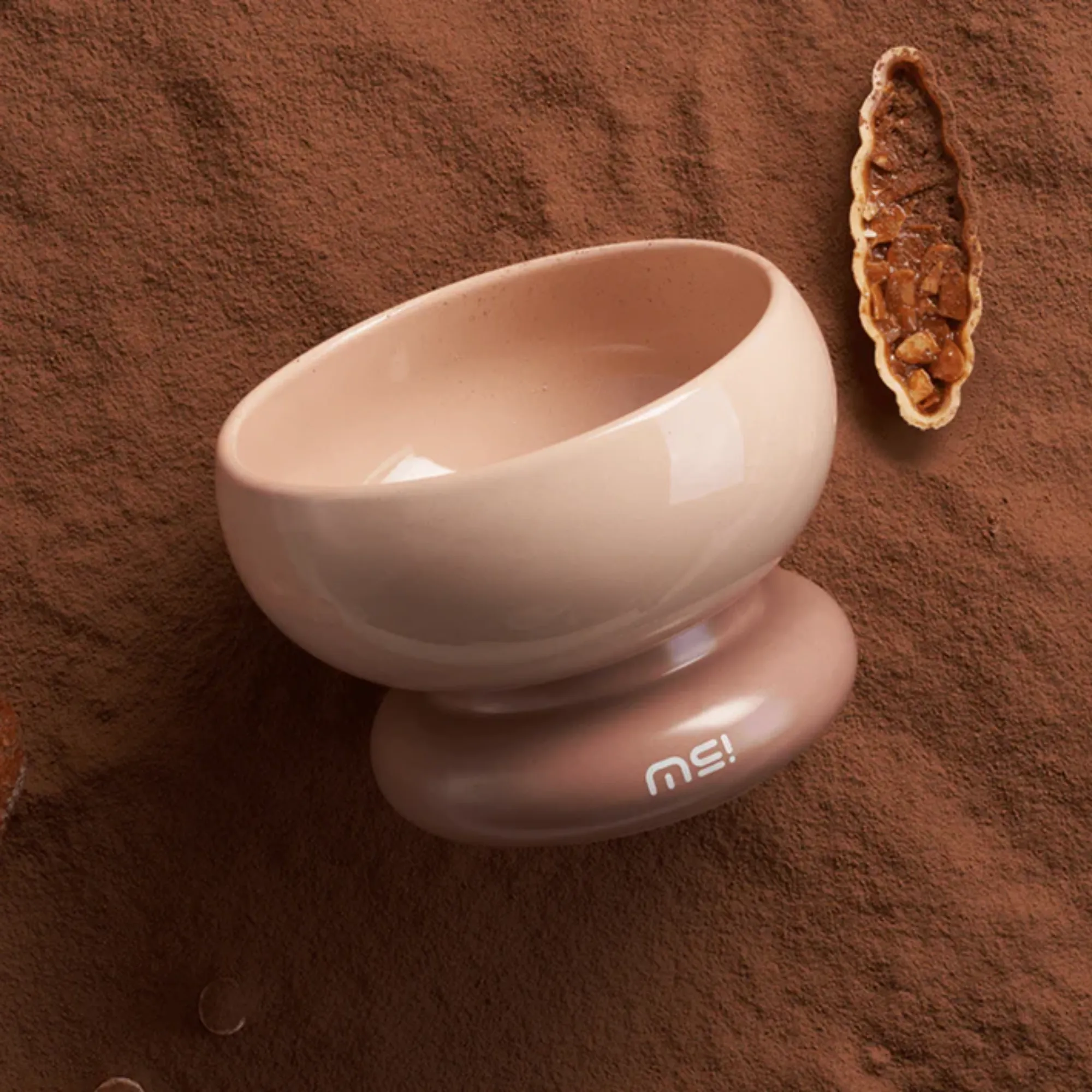 Makesure Calorie Pet Bowl Brown