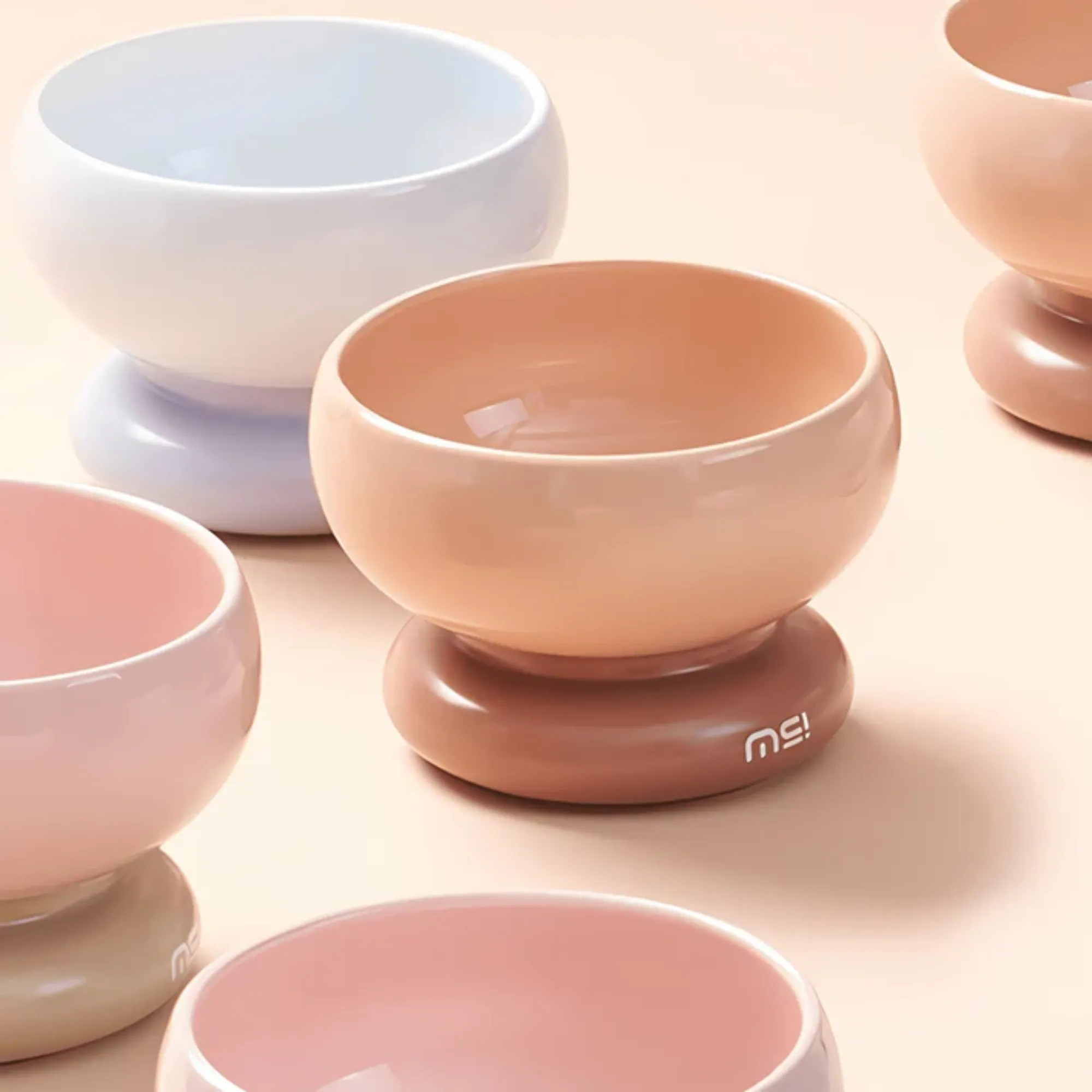 Makesure Calorie Pet Bowl Brown