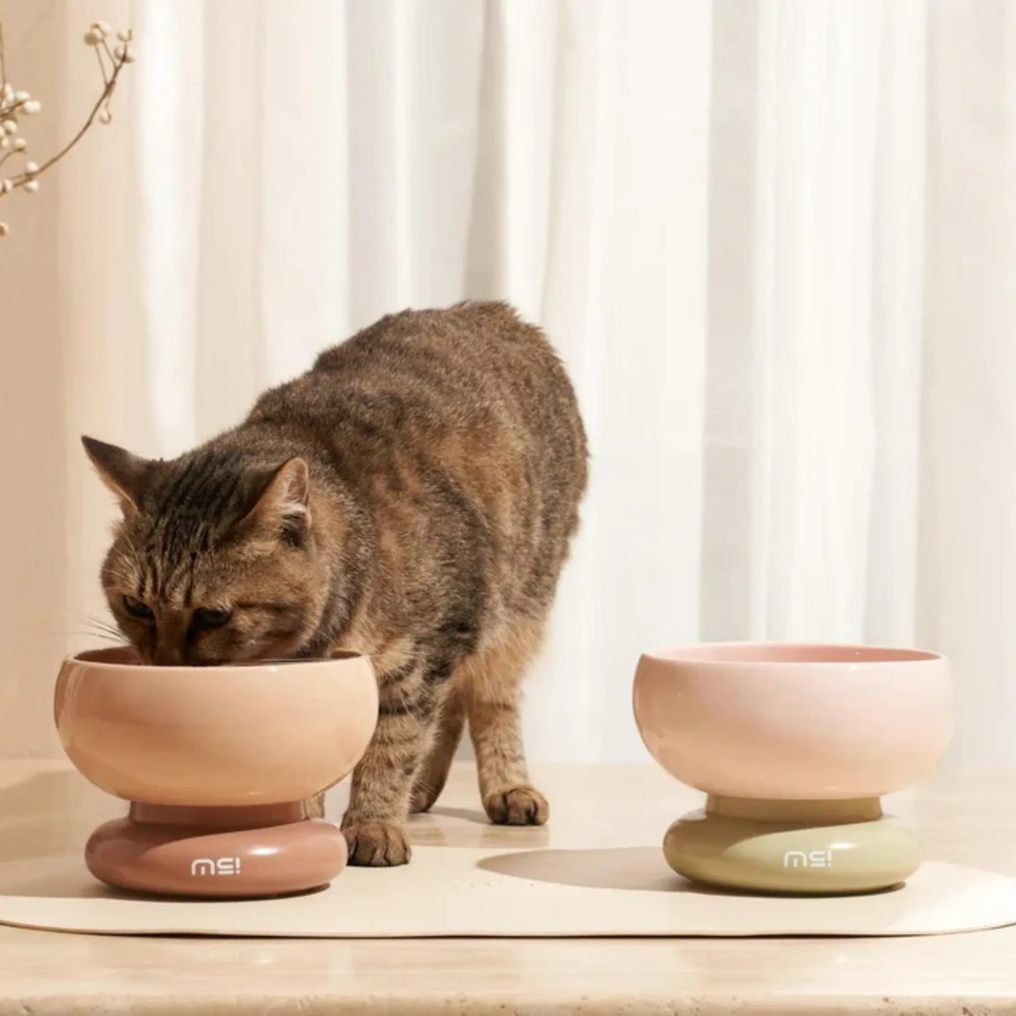 Makesure Calorie Pet Bowl Brown