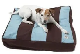 Molly Mutt - Dog Bed Duvet - Brown & Blue Stripes - Small