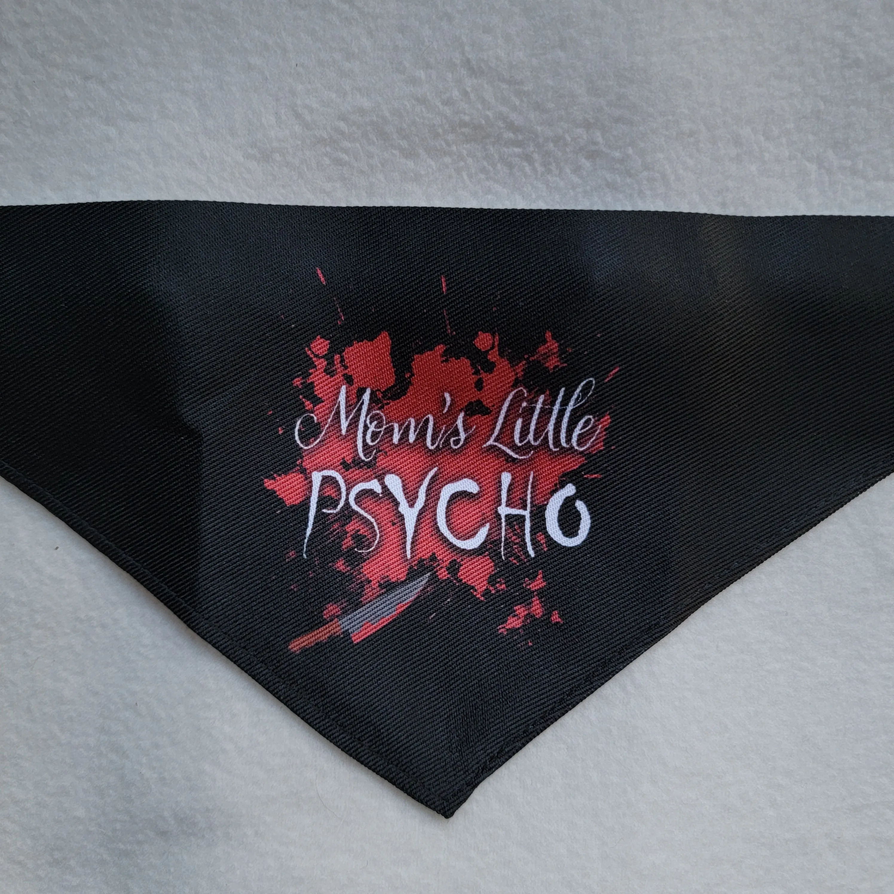 Mom's Little Psycho Bandana Collar