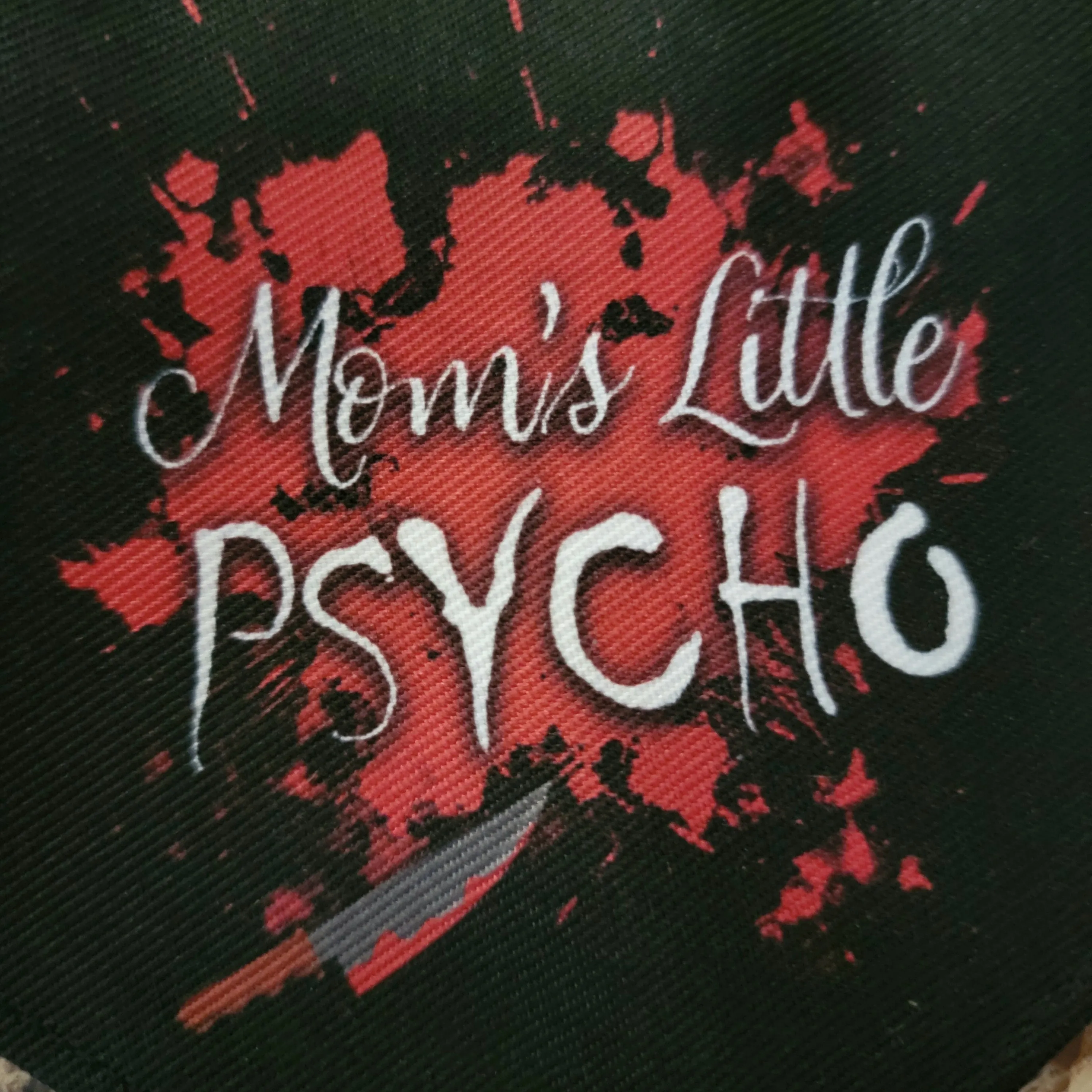 Mom's Little Psycho Bandana Collar