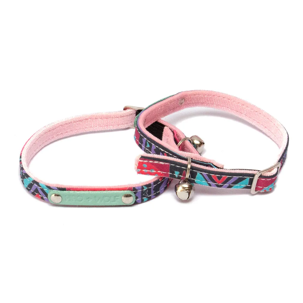 Mud Cloth Stretch Cat Collar