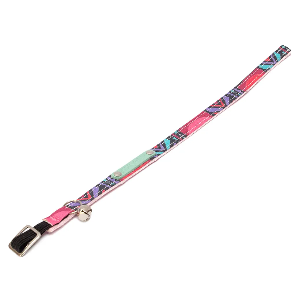 Mud Cloth Stretch Cat Collar