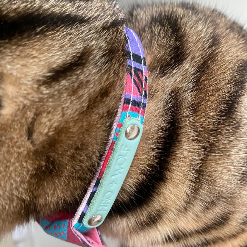 Mud Cloth Stretch Cat Collar