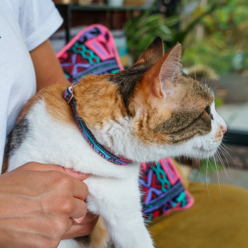 Mud Cloth Stretch Cat Collar