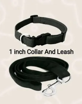 Mukundhas 1 Inch Dog Collar with Leash