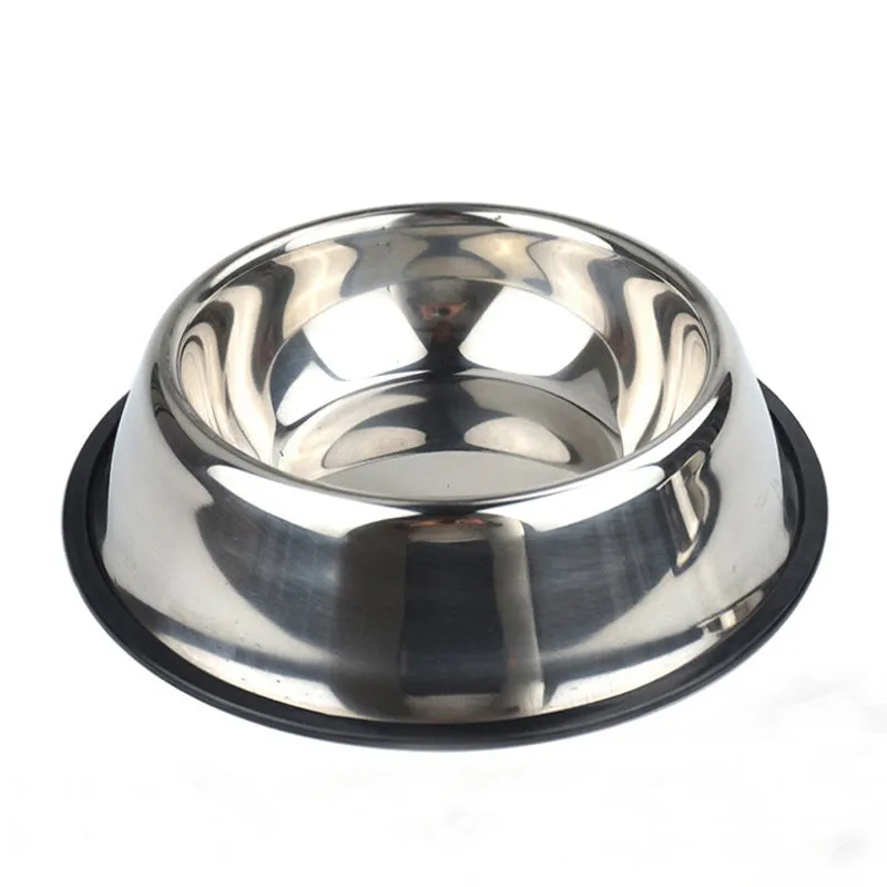 Non-Slip Stainless Steel Pet Bowl
