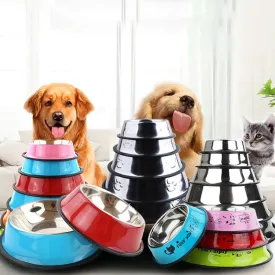 Non-Slip Stainless Steel Pet Bowl